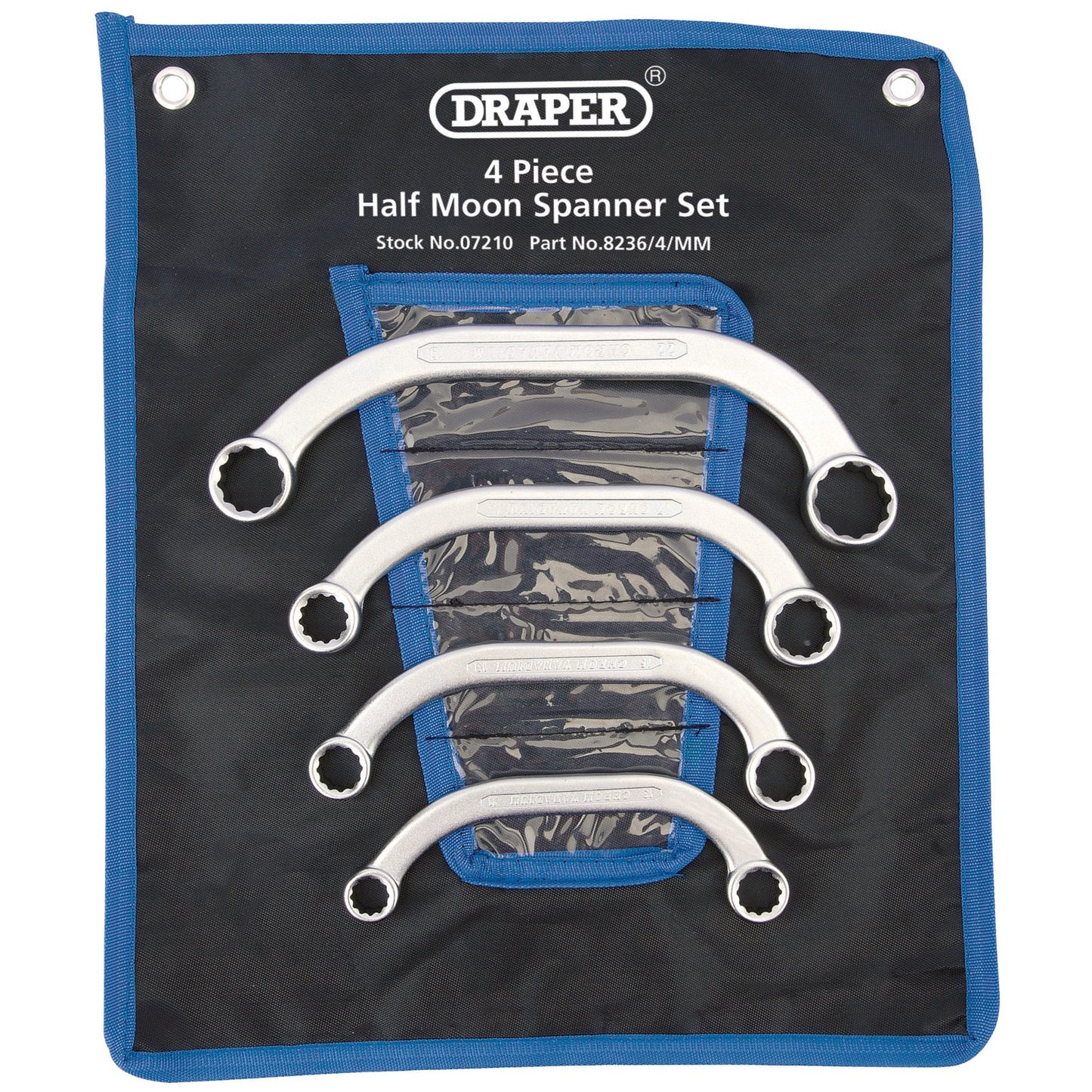 4PC HALF MOON SPANNER SET