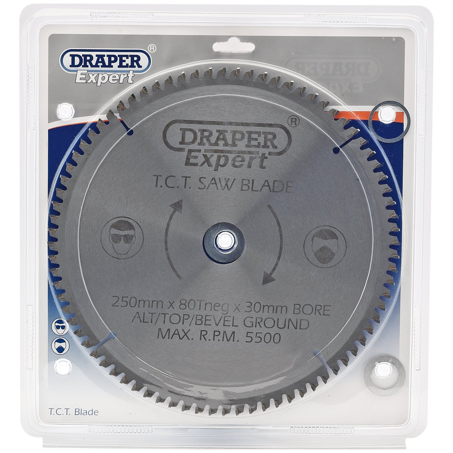 SAW BLADE TCT 250X30MMX80T NEG