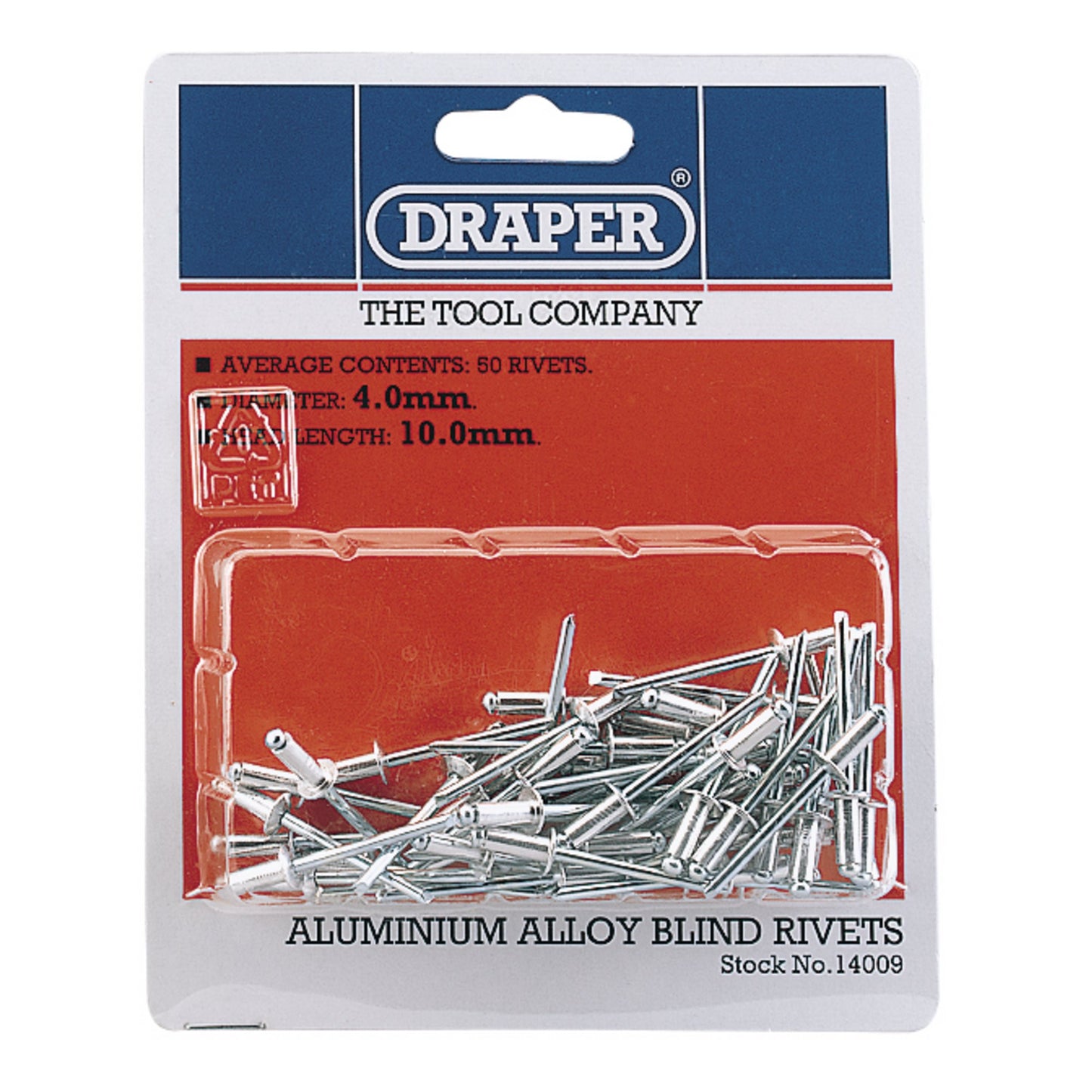 4X10MM RIVET (50 PER CARD)