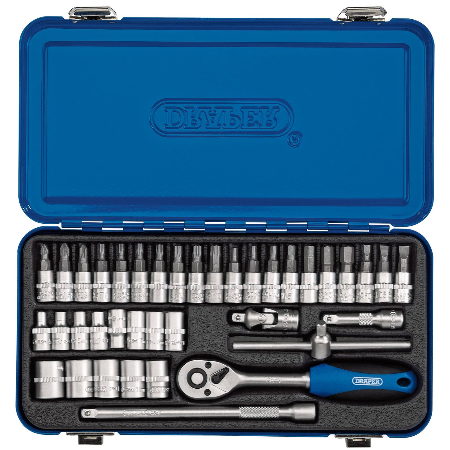DRAPER 1/4" SOCKET SET 38PC