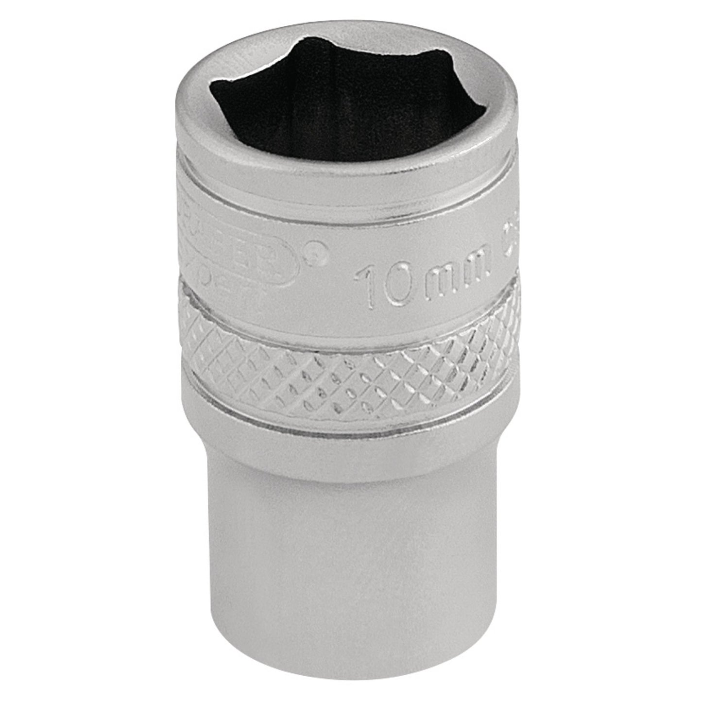 10MM 6PT SOCKET 1/4 DR-PCKD