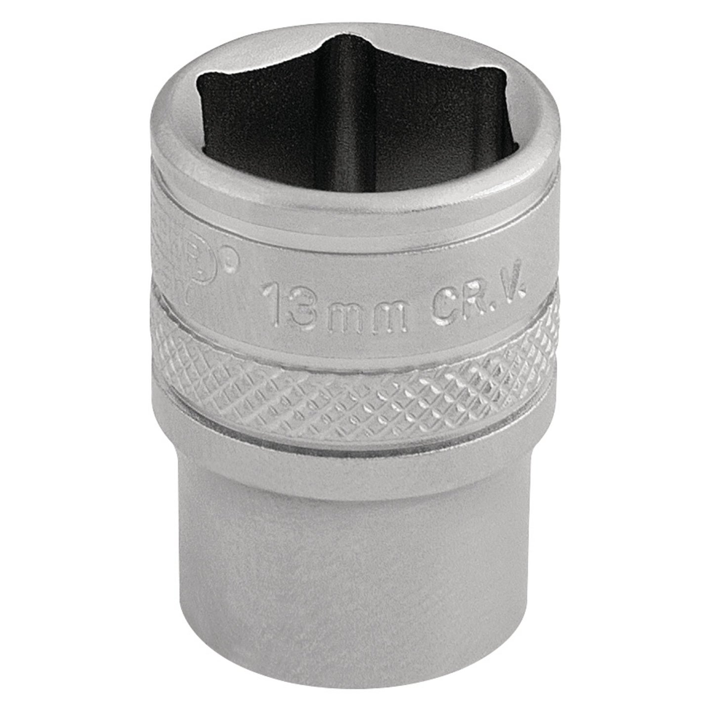 13MM 6PT SOCKET 1/4 DR-PCKD