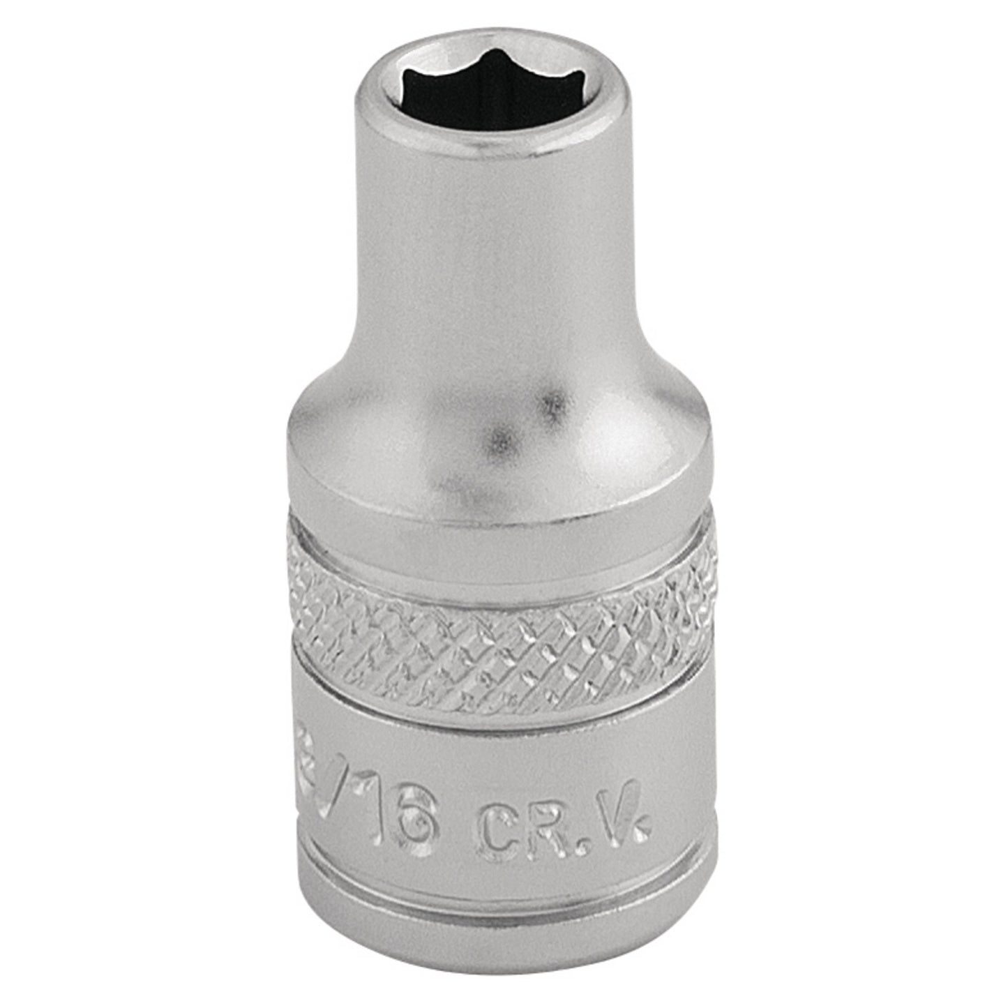 3/16" 6PT SOCKET 1/4 DR-PCKD