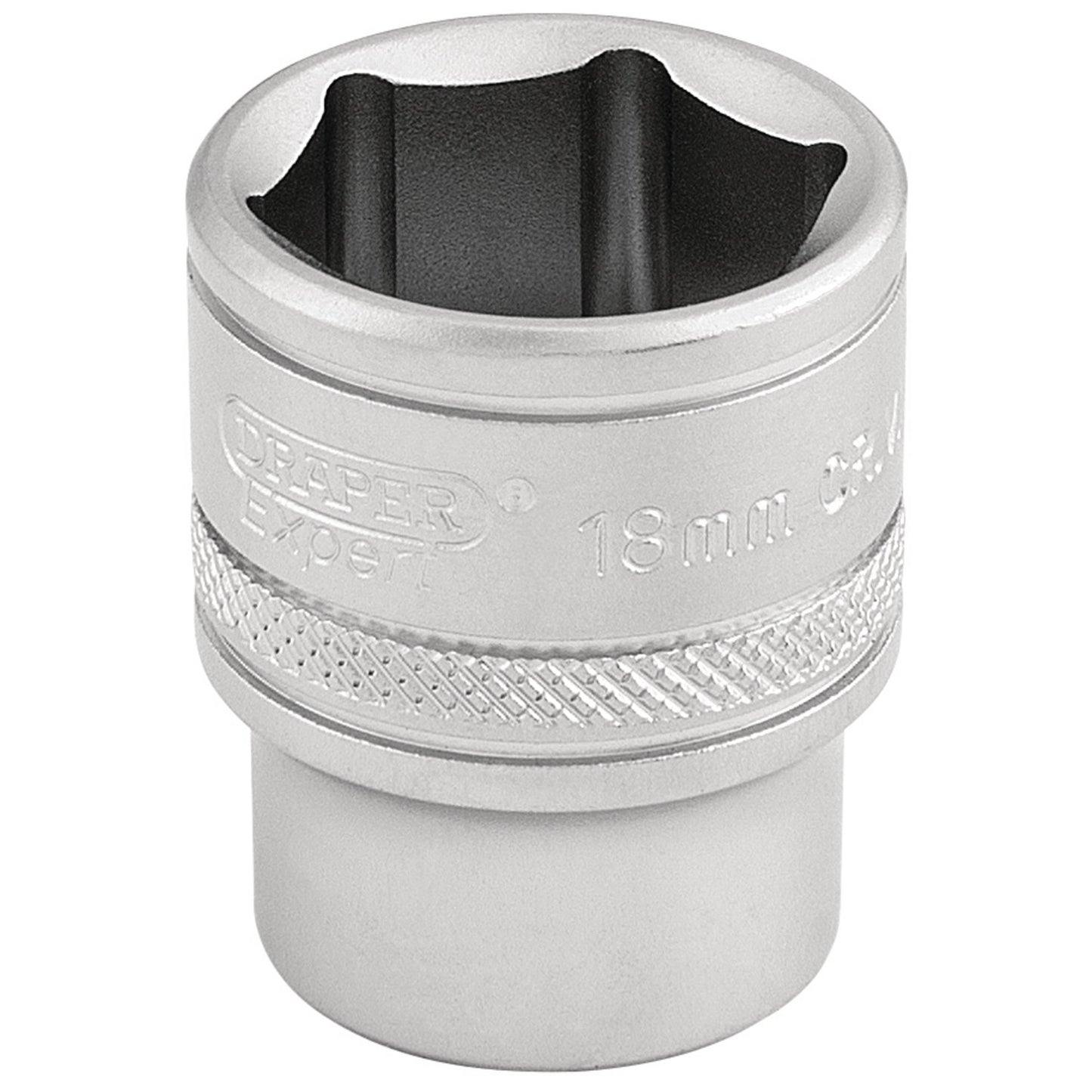 18MM 6PT SOCKET 3/8 DR-PCKD