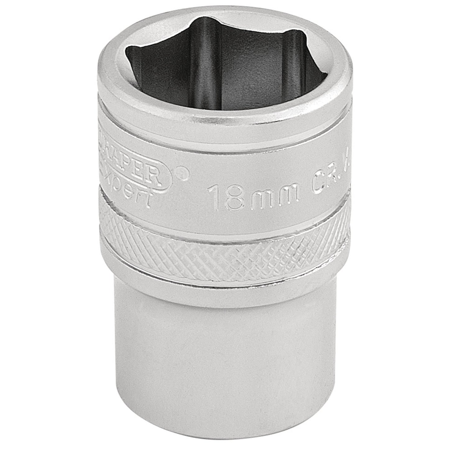 18MM 6PT SOCKET 1/2 DR-PCKD