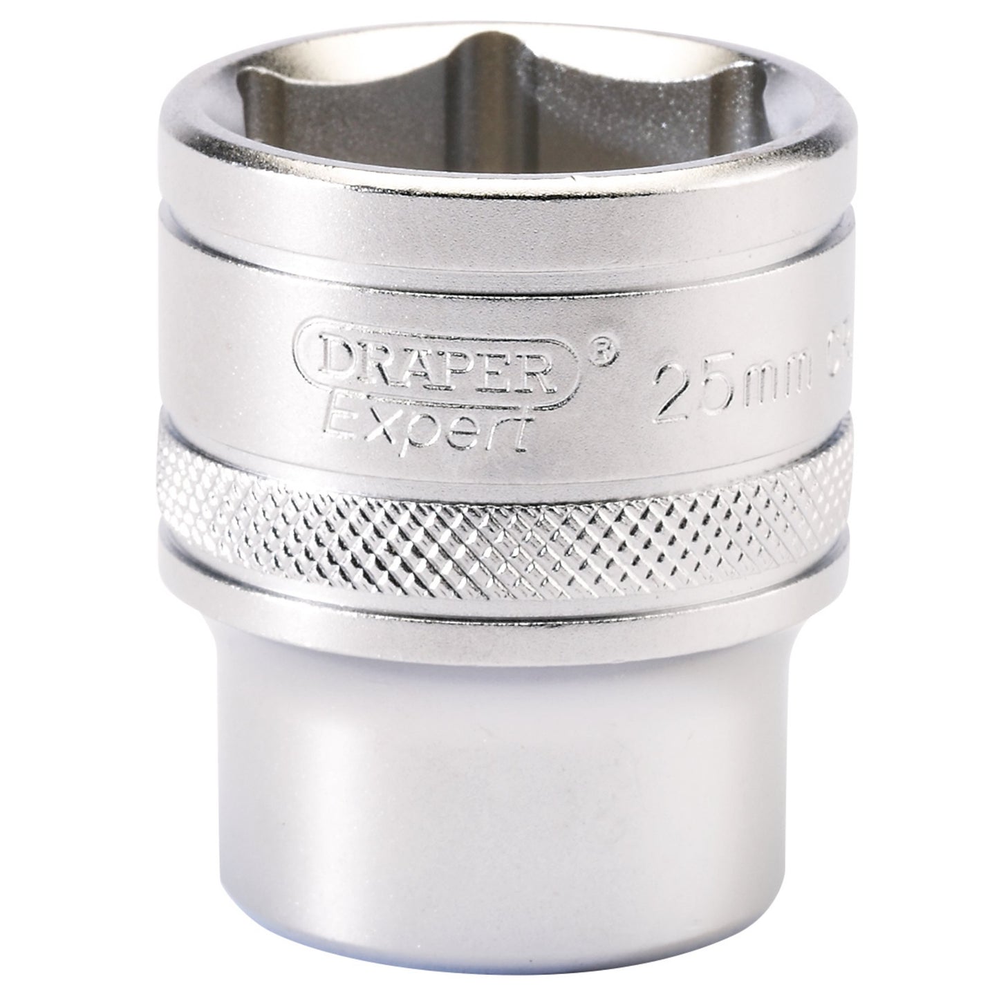 25MM 6PT SOCKET 1/2 DR-PCKD