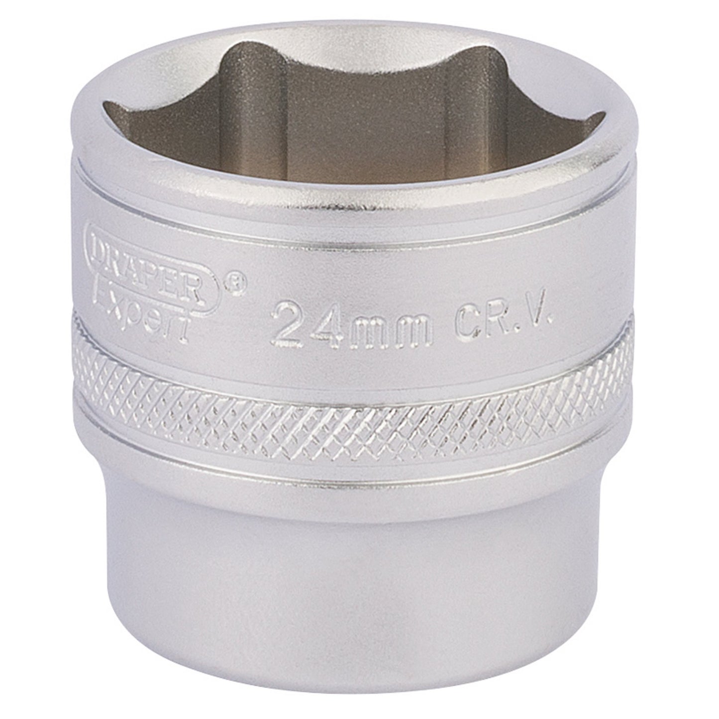 24MM 6PT SOCKET 3/8 DR-PCKD
