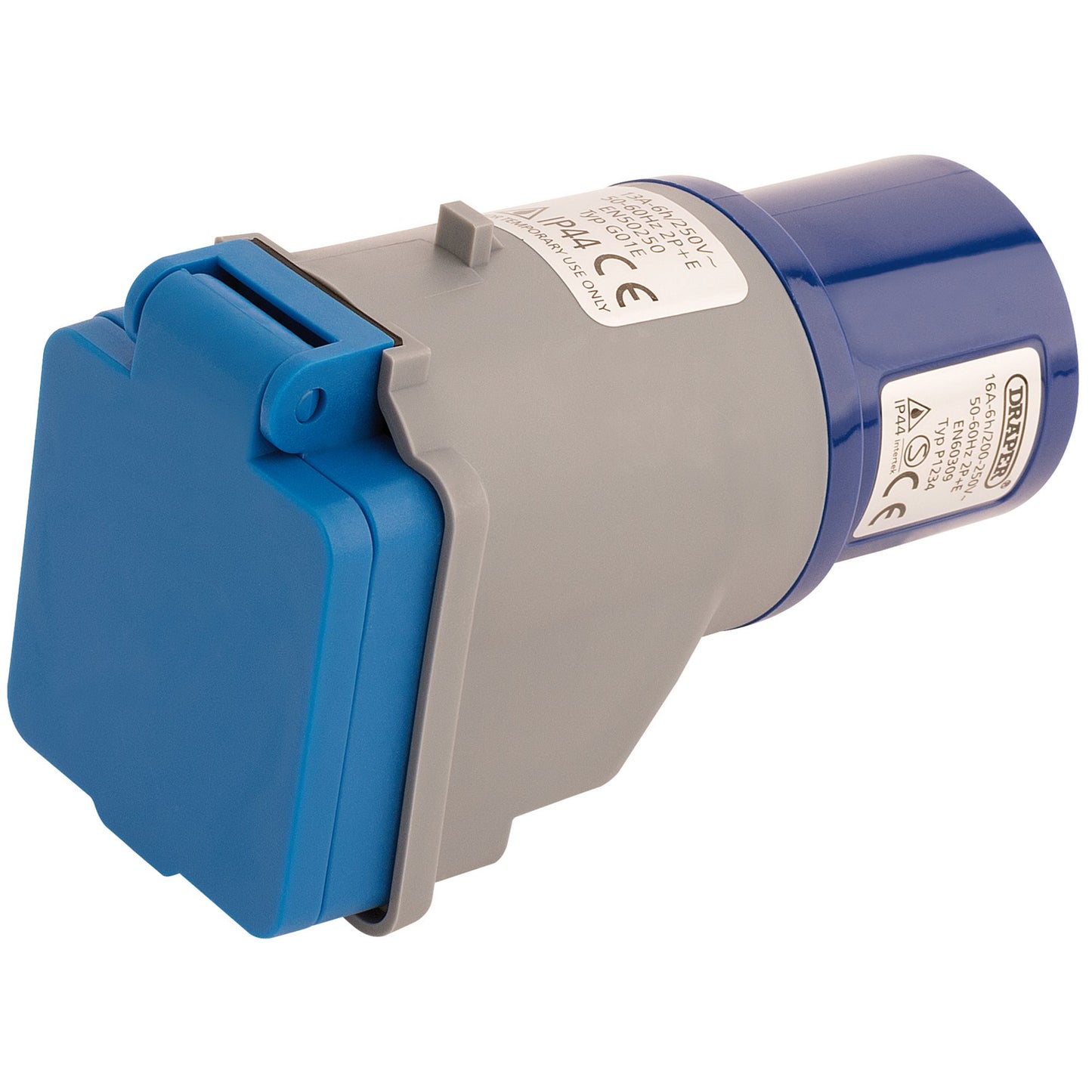 16A TO 13A MOLDED ADAPTOR