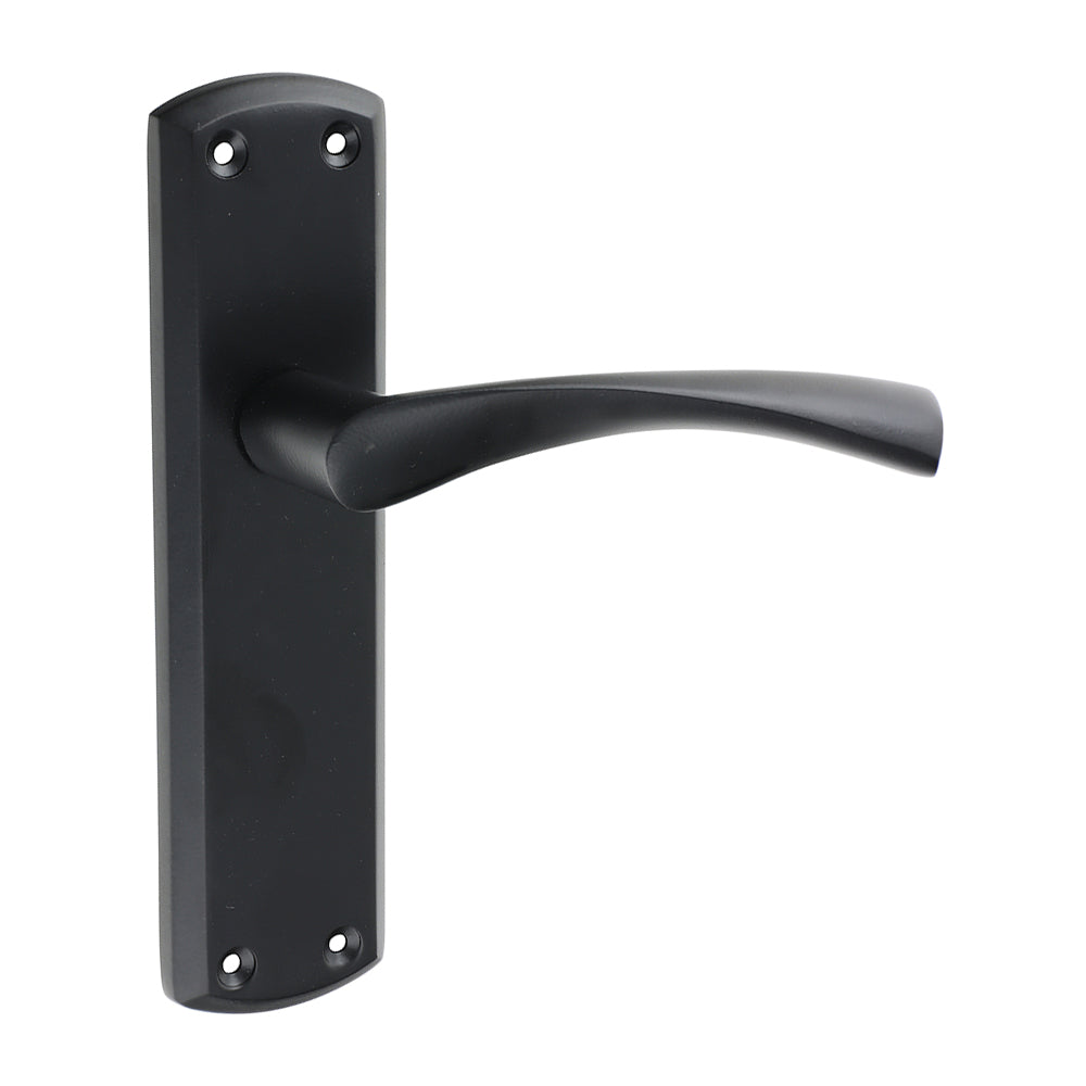 Zeta Latch Handles - Matt Black