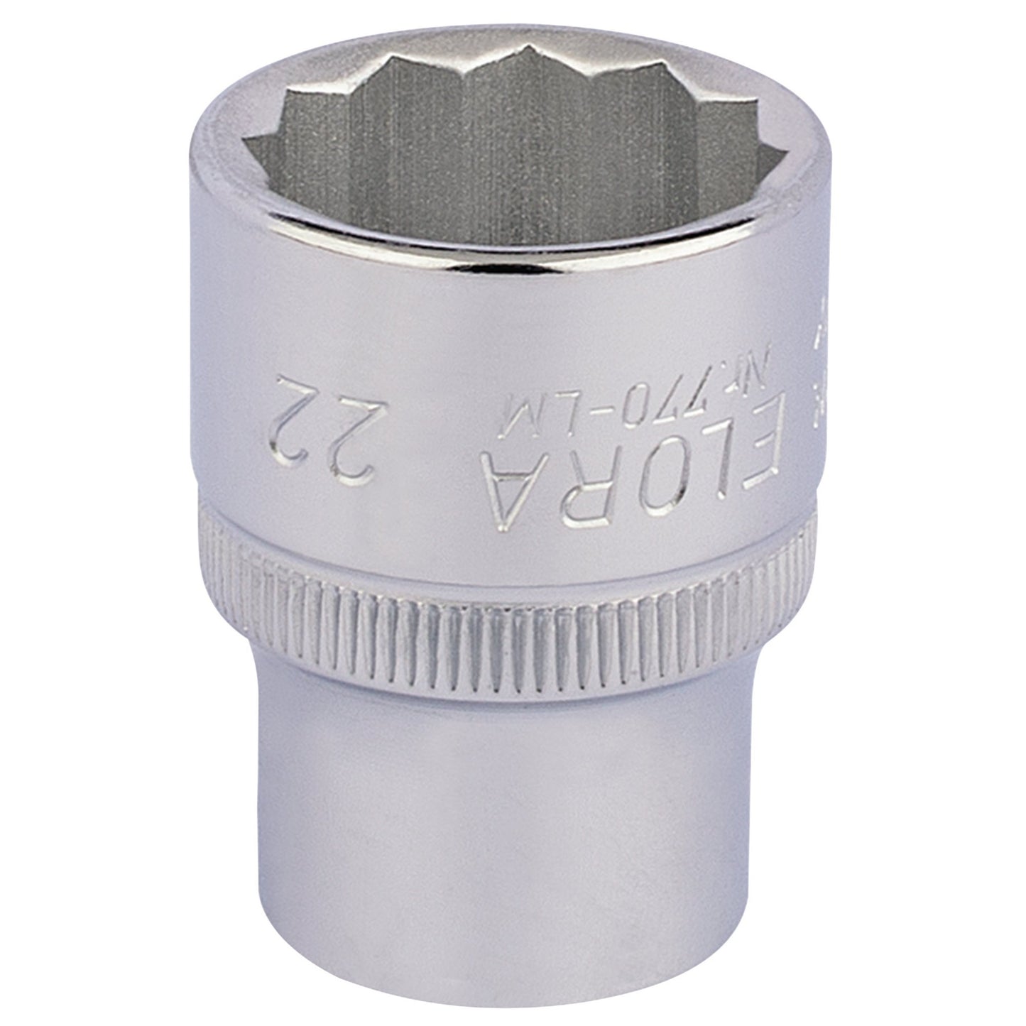 22MM BI-HEX SOCKET 1/2"DR