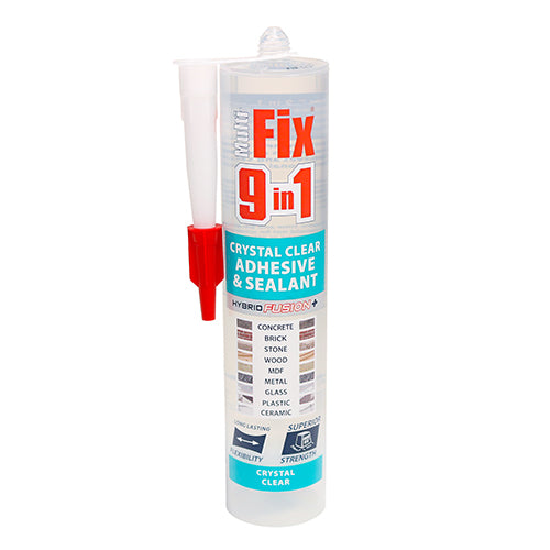 9 in 1 Adhesive & Sealant - Crystal Clear