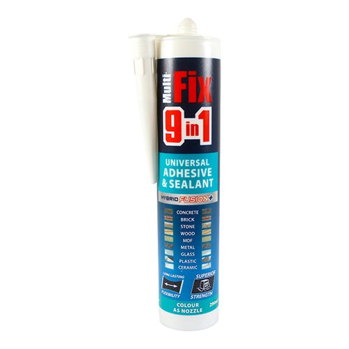 9 in 1 Universal Adhesive & Sealant - White