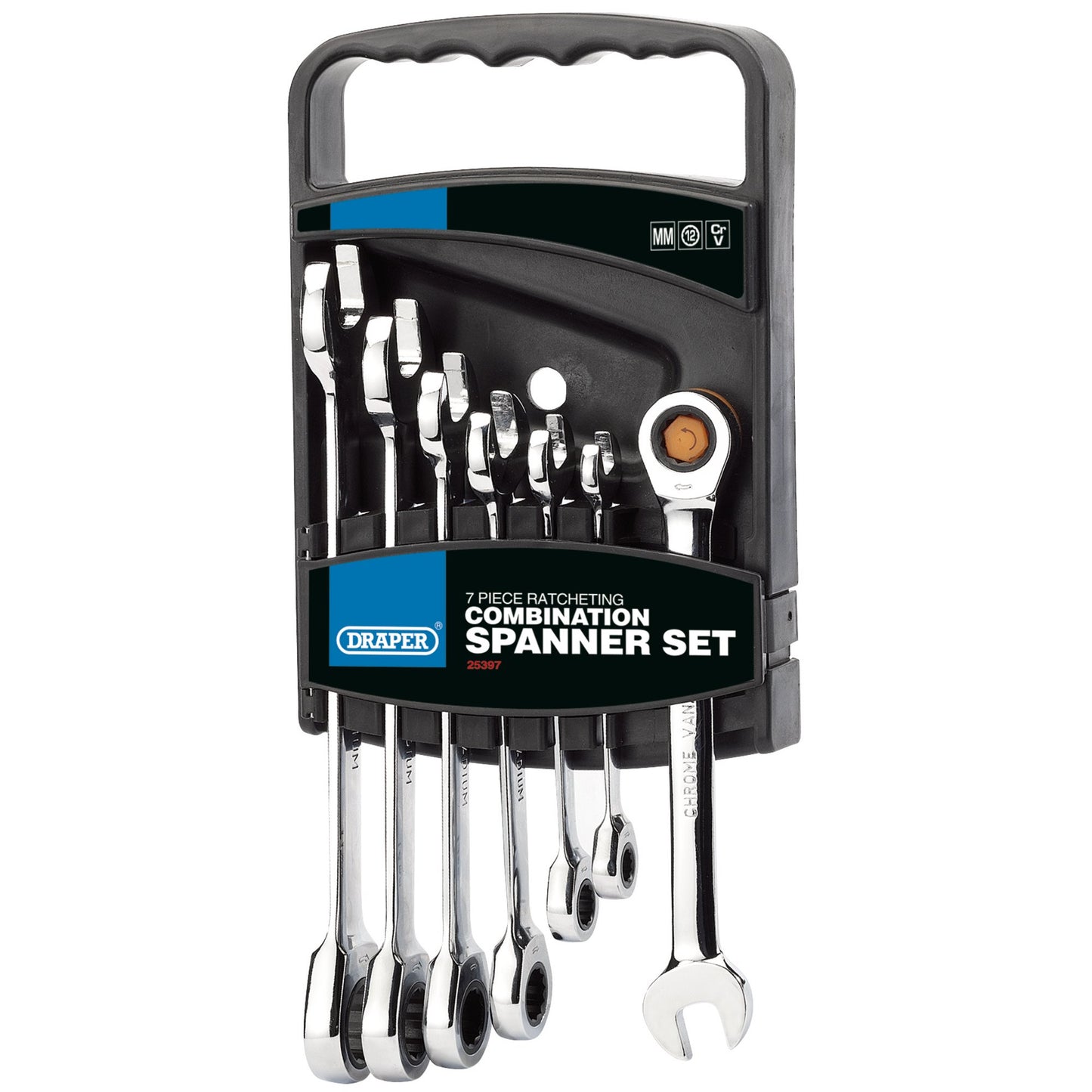 7PC RATCHETING SPANNER SET