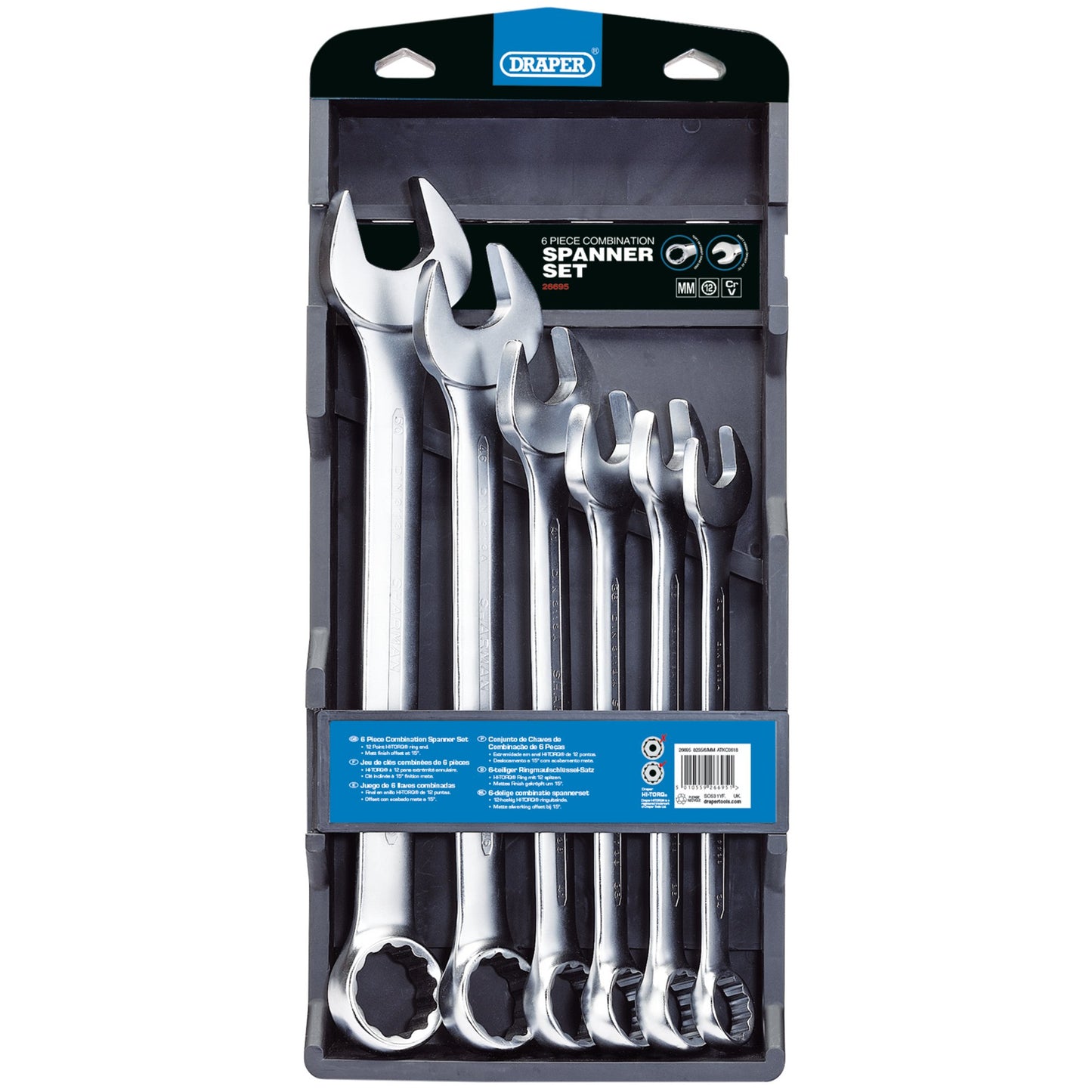 6PC HEAVY DUTY COMB.SPAN.SET