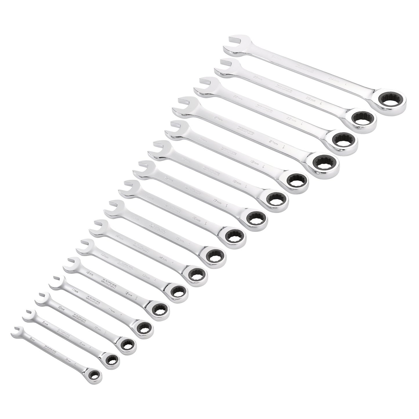 16PC RATCHETING SPANNER SET