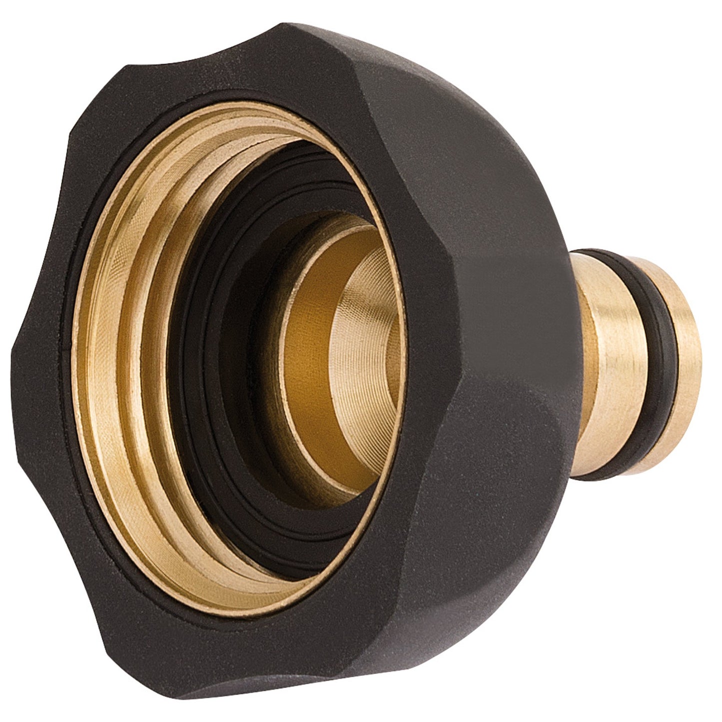 1" BRASS/RUBBER TAP CONNECTOR