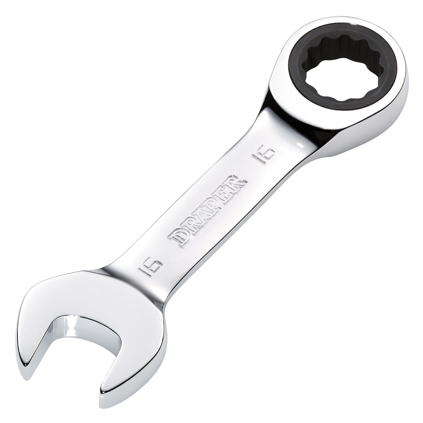 16MM STUBBY RATCHETING SPANNER
