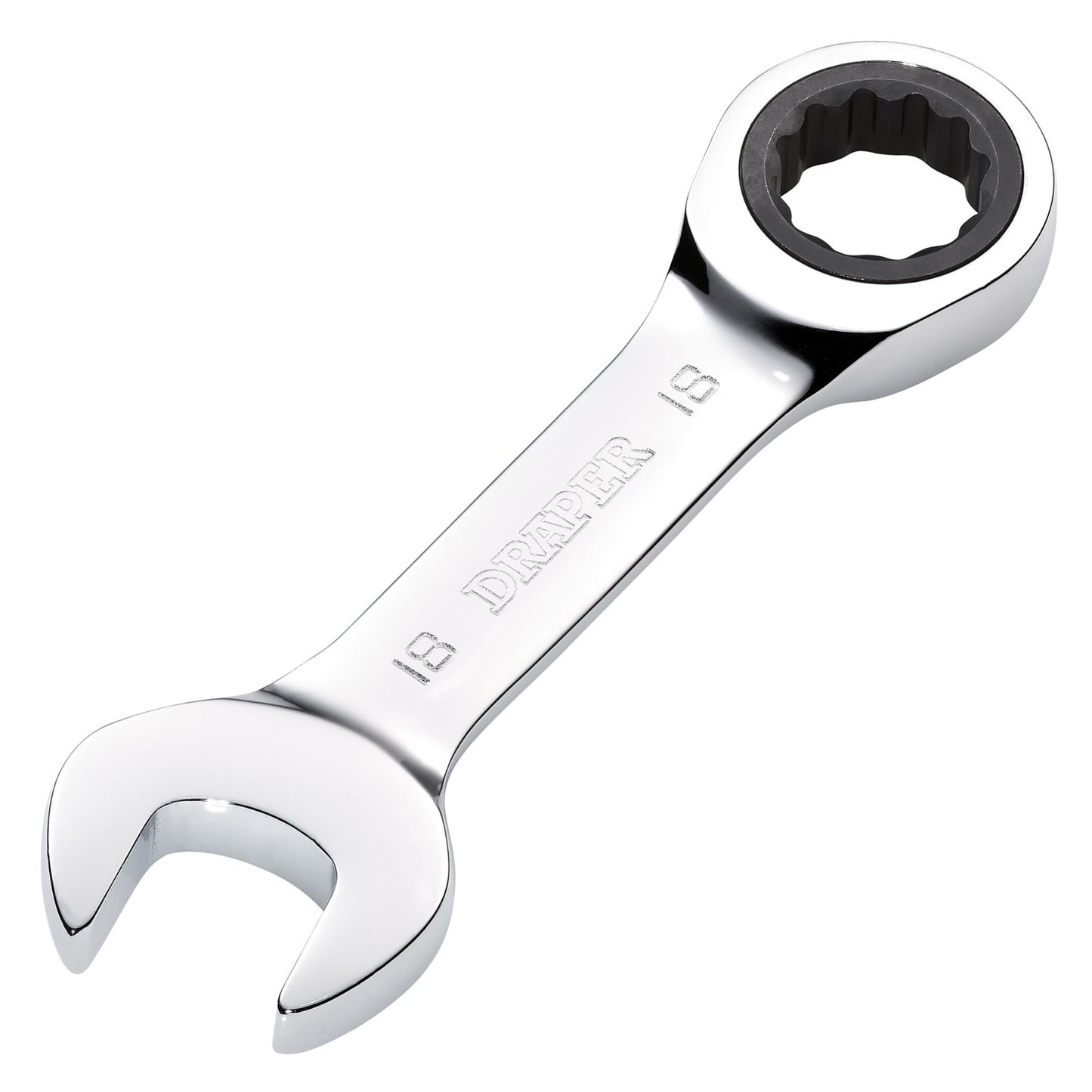 18MM STUBBY RATCHETING SPANNER