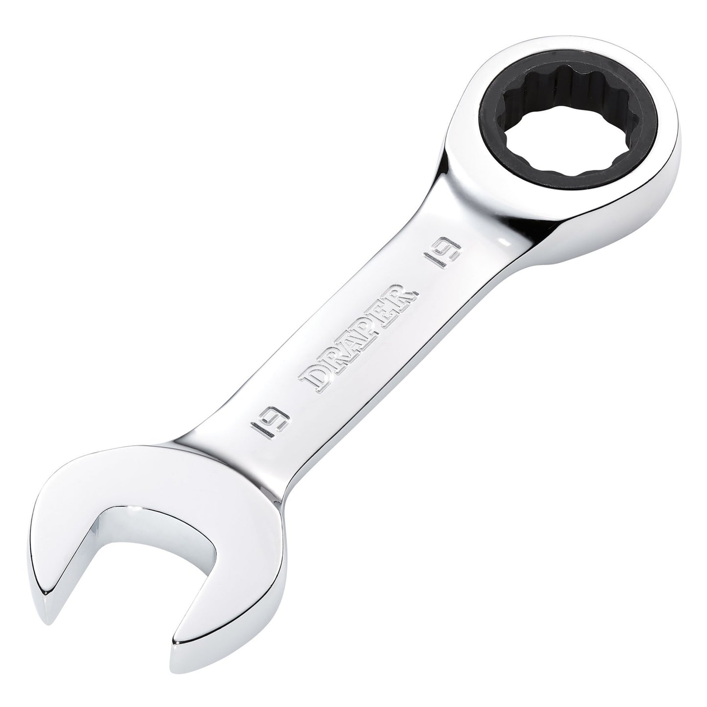 19MM STUBBY RATCHETING SPANNER