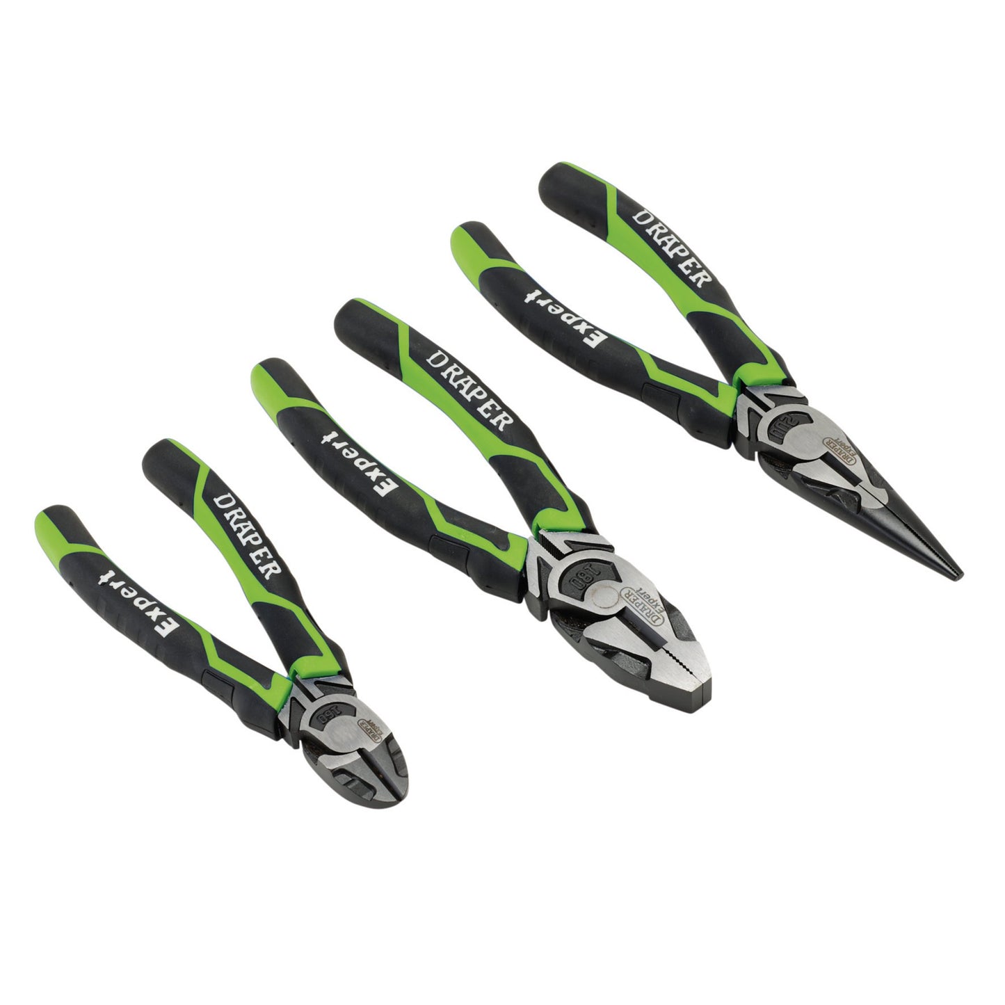 3PC.HD PLIER SET - GREEN