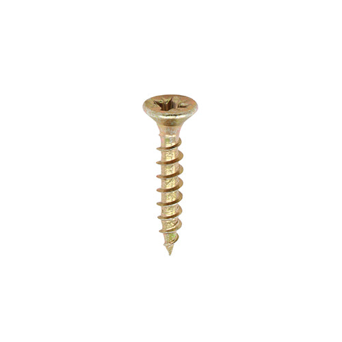 Classic Multi-Purpose Screws - PZ - Double Countersunk - Yellow