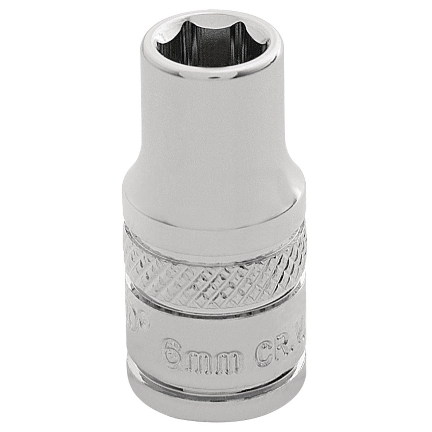 6MM HEX SOCKET 1/4 DR-PCKD
