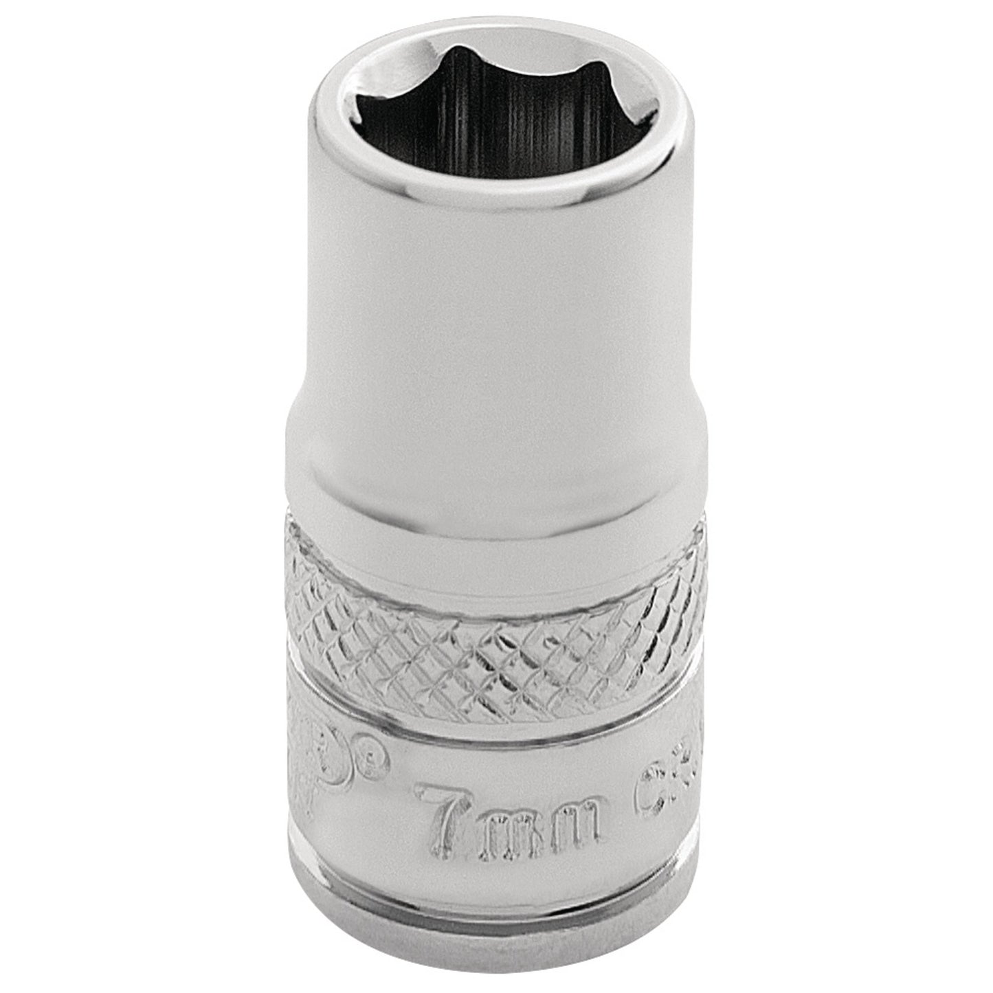 7MM HEX SOCKET 1/4 DR-PCKD