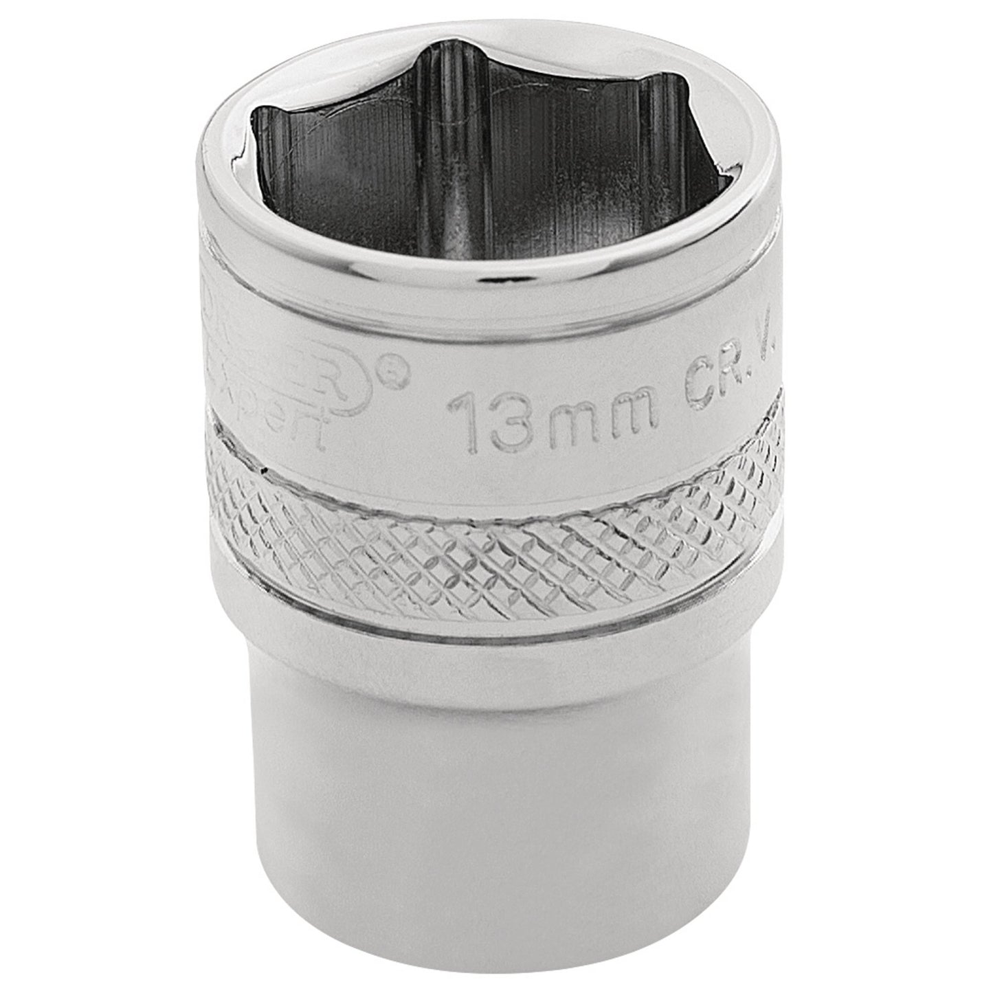 13MM HEX SOCKET 1/4 DR-PCKD