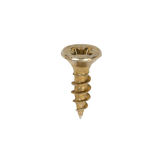 Classic Multi-Purpose Screws - PZ - Double Countersunk - Yellow