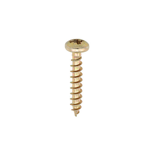 Classic Multi-Purpose Screws - PZ - Pan Head - Yellow