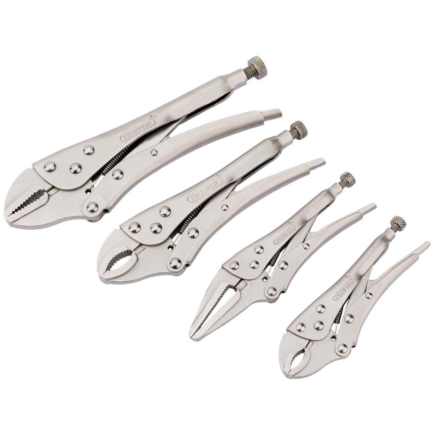 SELF GRIP PLIER SET 4PC