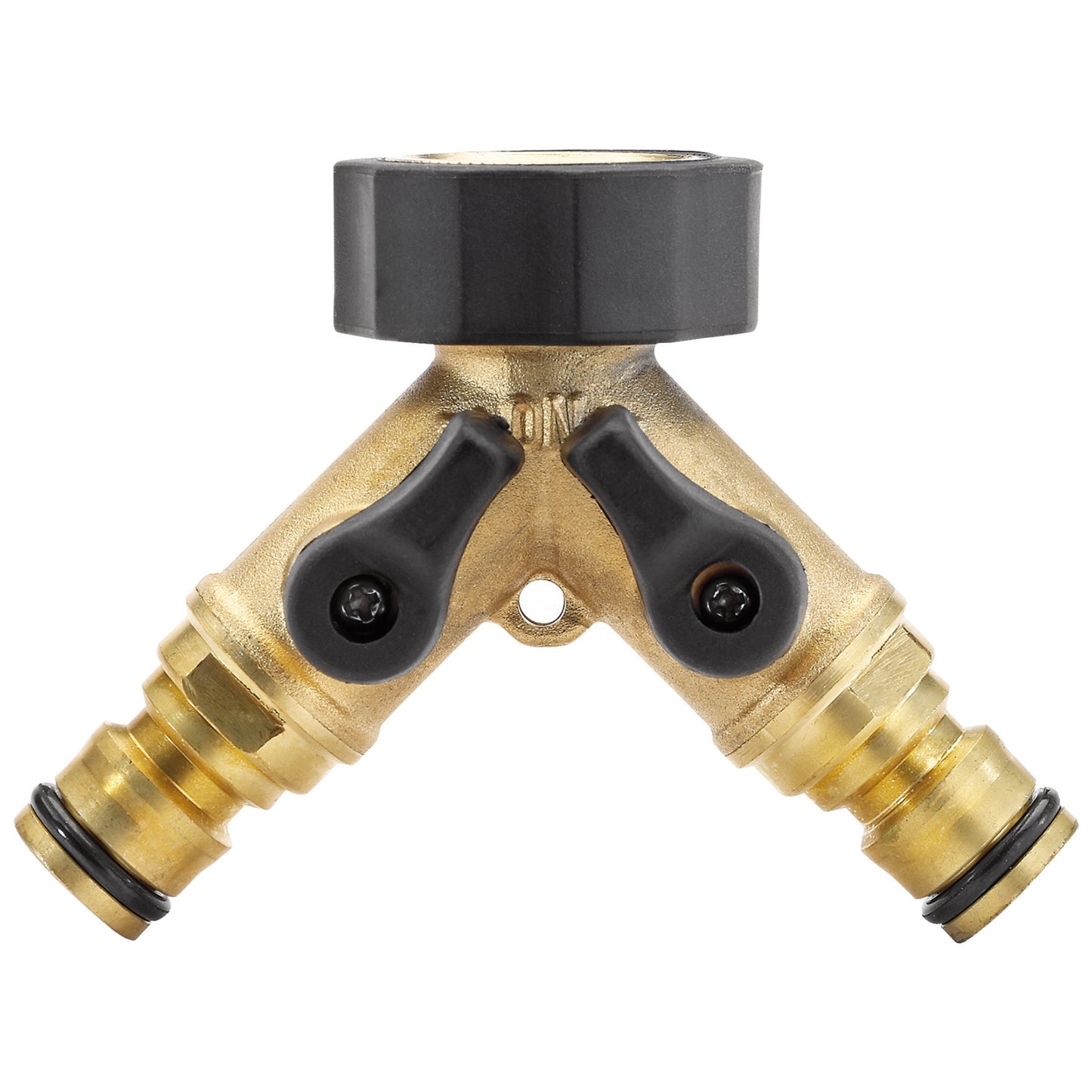 BRASS DOUBLE TAP CONNECTOR