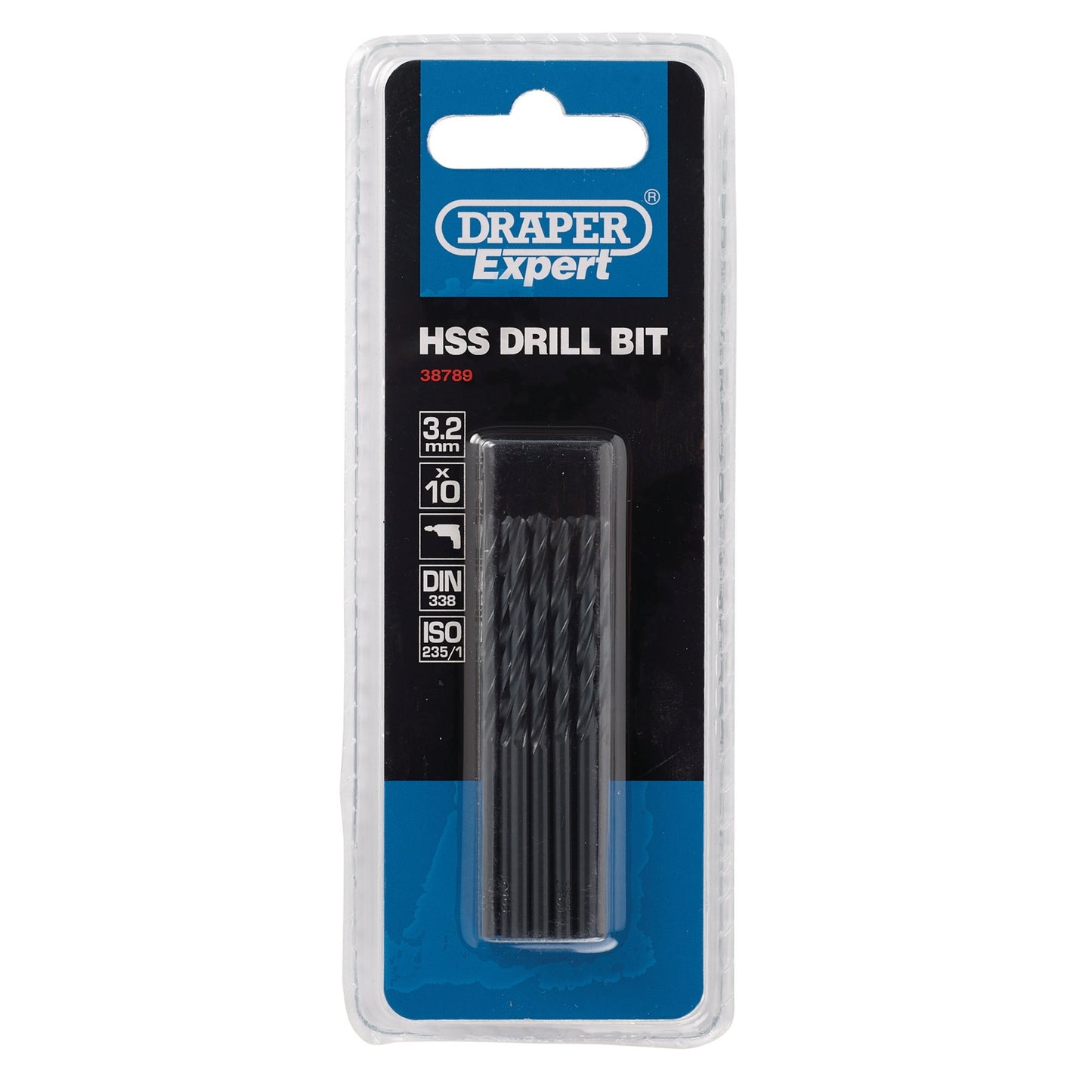 3.2MM HSS TWIST DRILL BOX 10