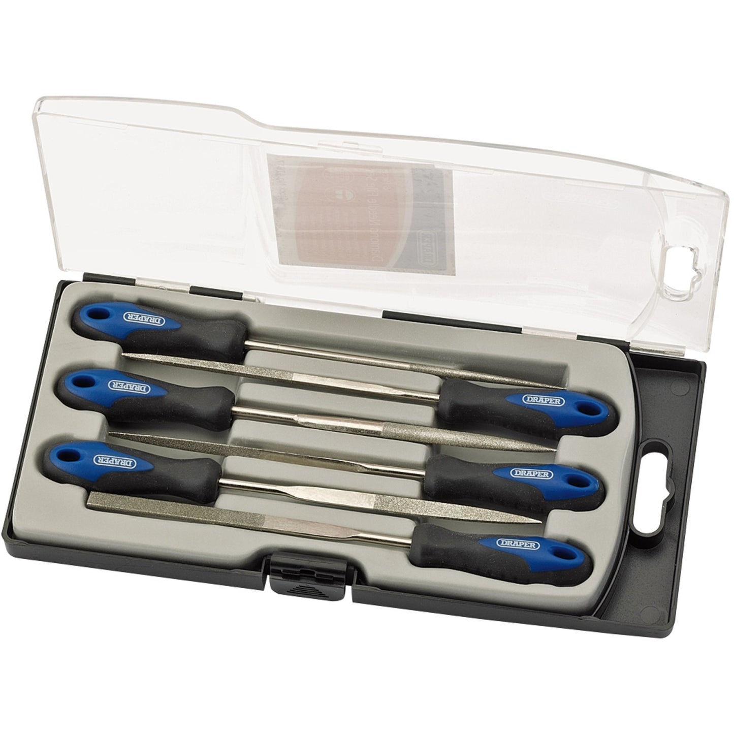 6PC SOFT GRIP DIAMOND FILE SET