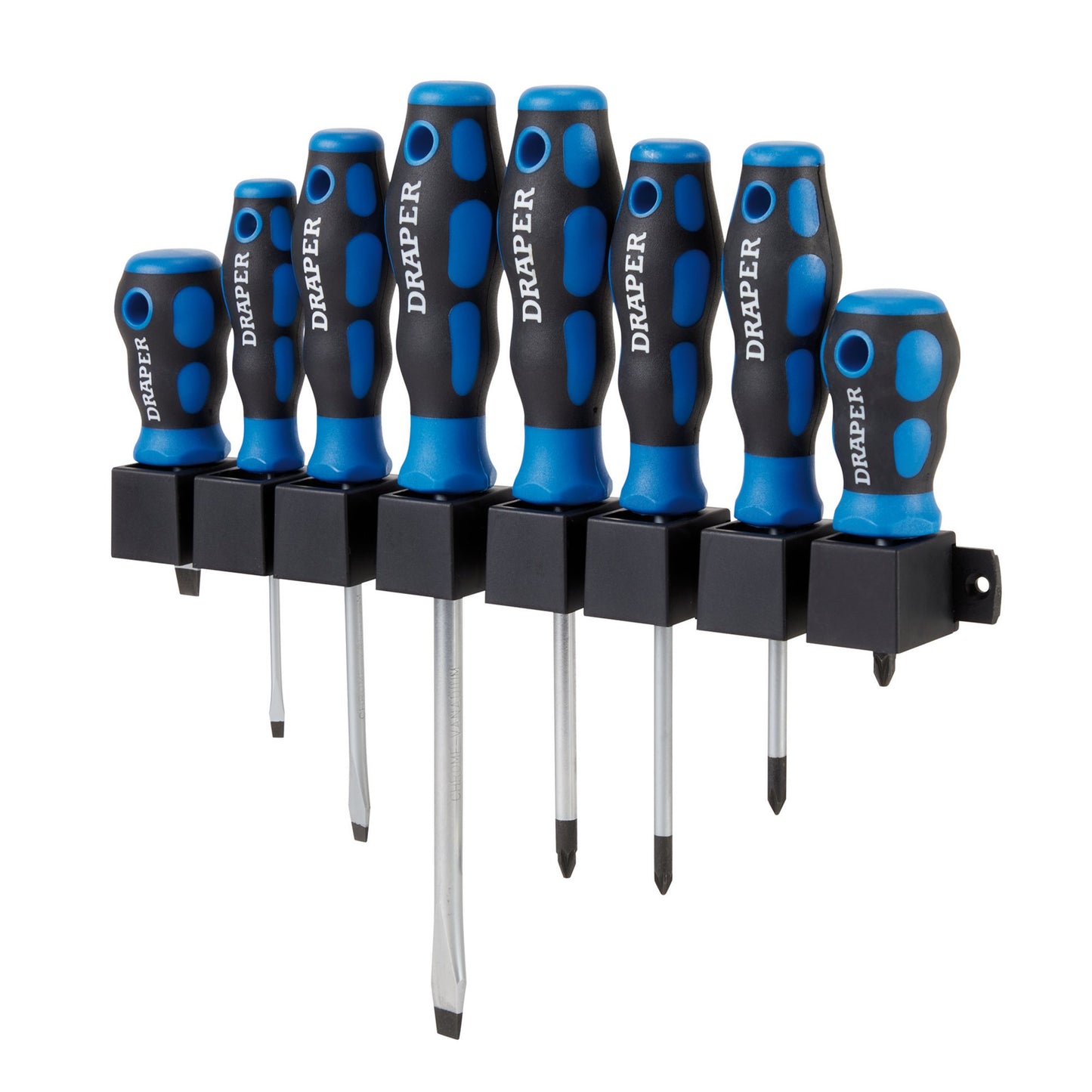 8 PIECE S/DRIVER SET C/W RACK