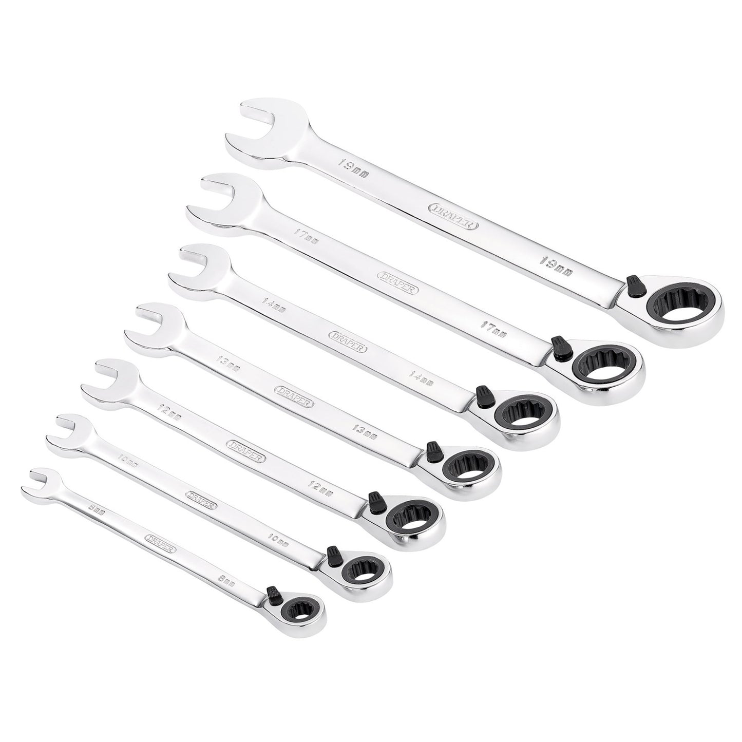 7PC REV. RATCHING SPANNER SET