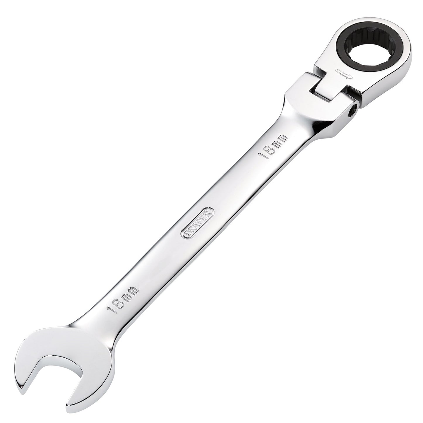 18MM FLEX HEAD RATCHET SPANNER