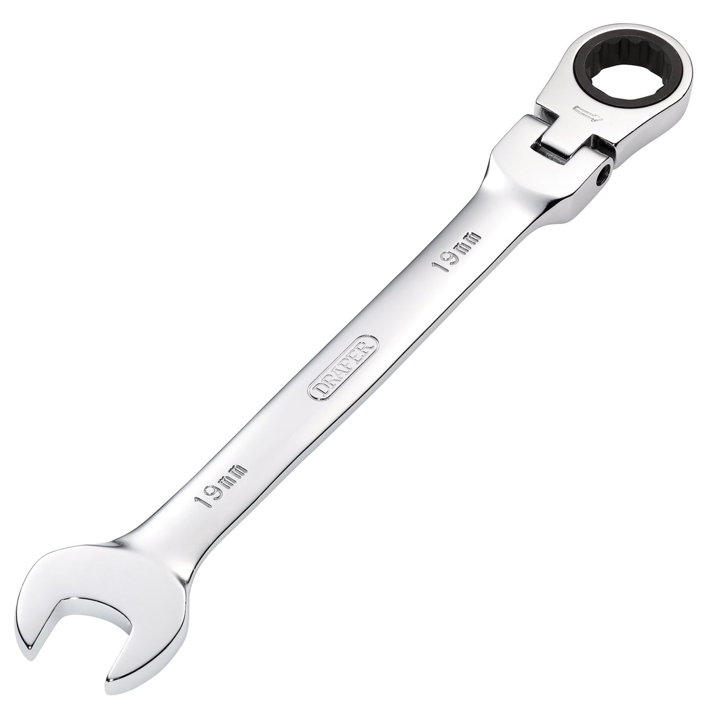 19MM FLEX HEAD RATCHET SPANNER