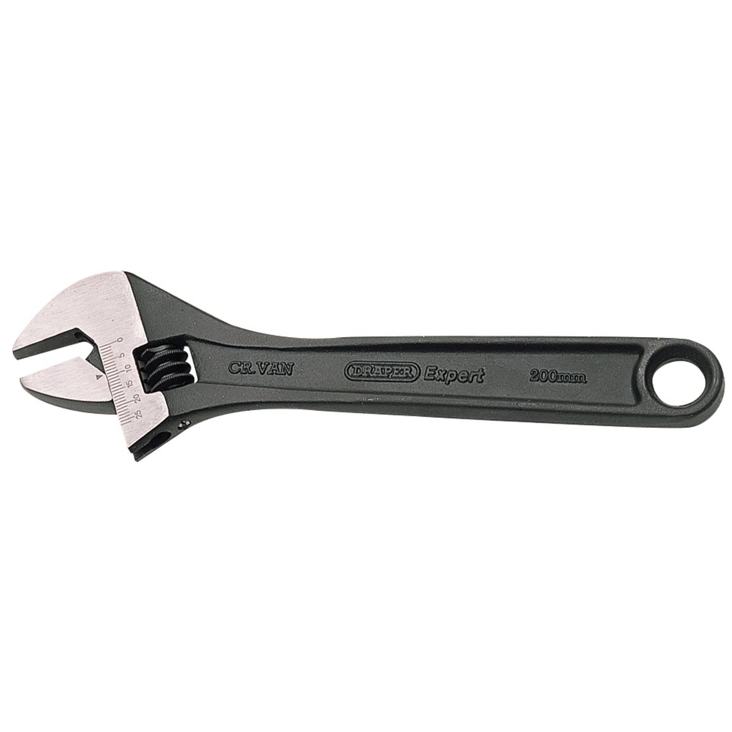 200MM ADJUSTABLE WRENCH BLACK