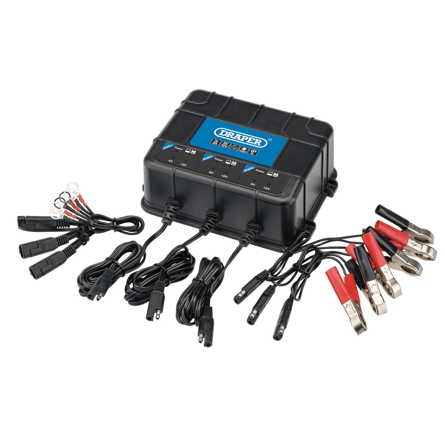 3 X 2AMP 6/12V CHARGER BANK
