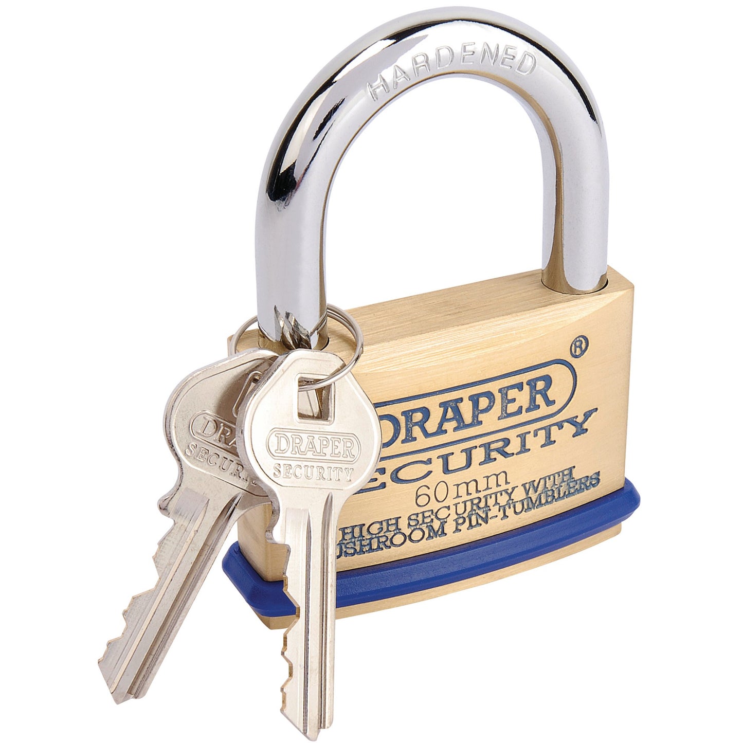 SOLID BRASS PADLOCK 60MM