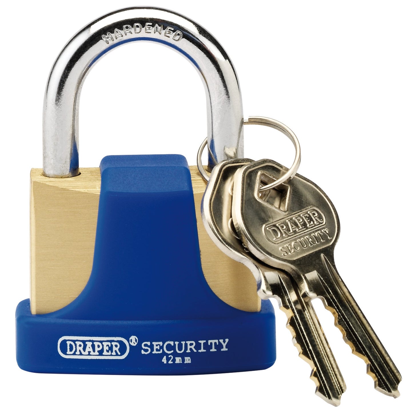 HIGH SEC. S/BRASS PADLOCK 42MM