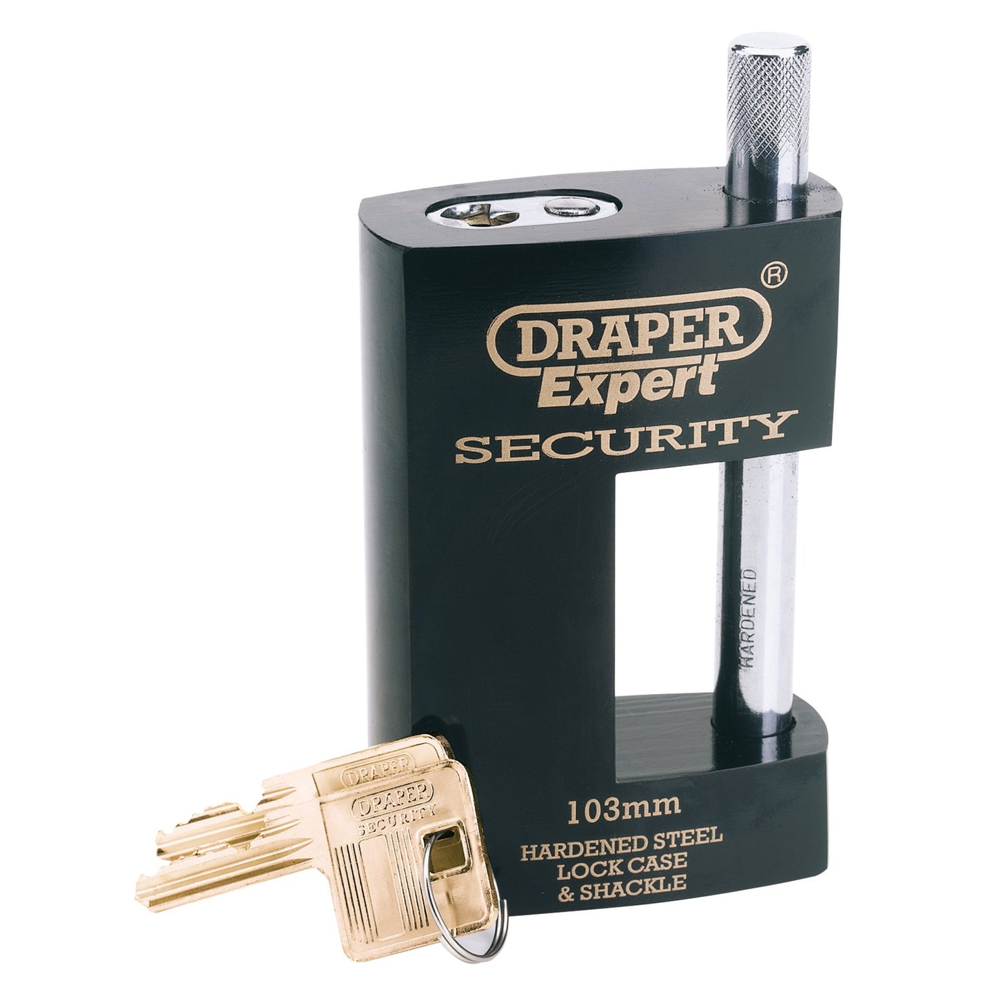 H/DUTY RECT.STEEL P/LOCK 103MM