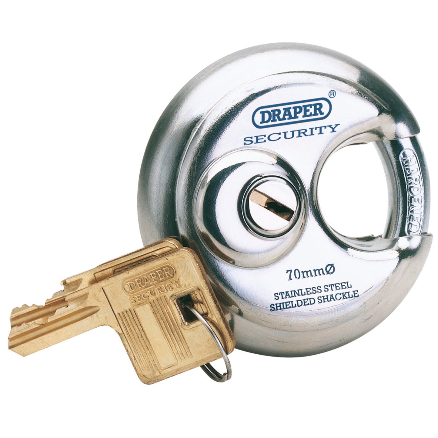 SHIELDED SHACKLE S/S PADLOCK