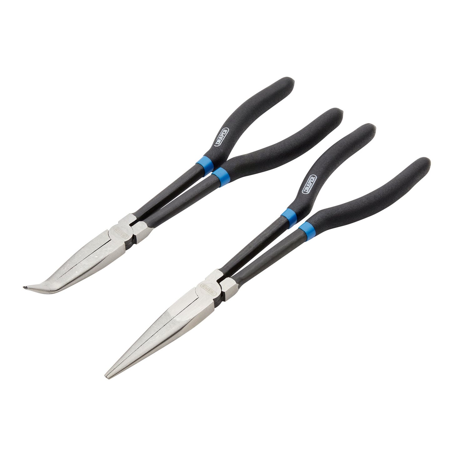 2PC LONG REACH PLIERS.STR/BENT