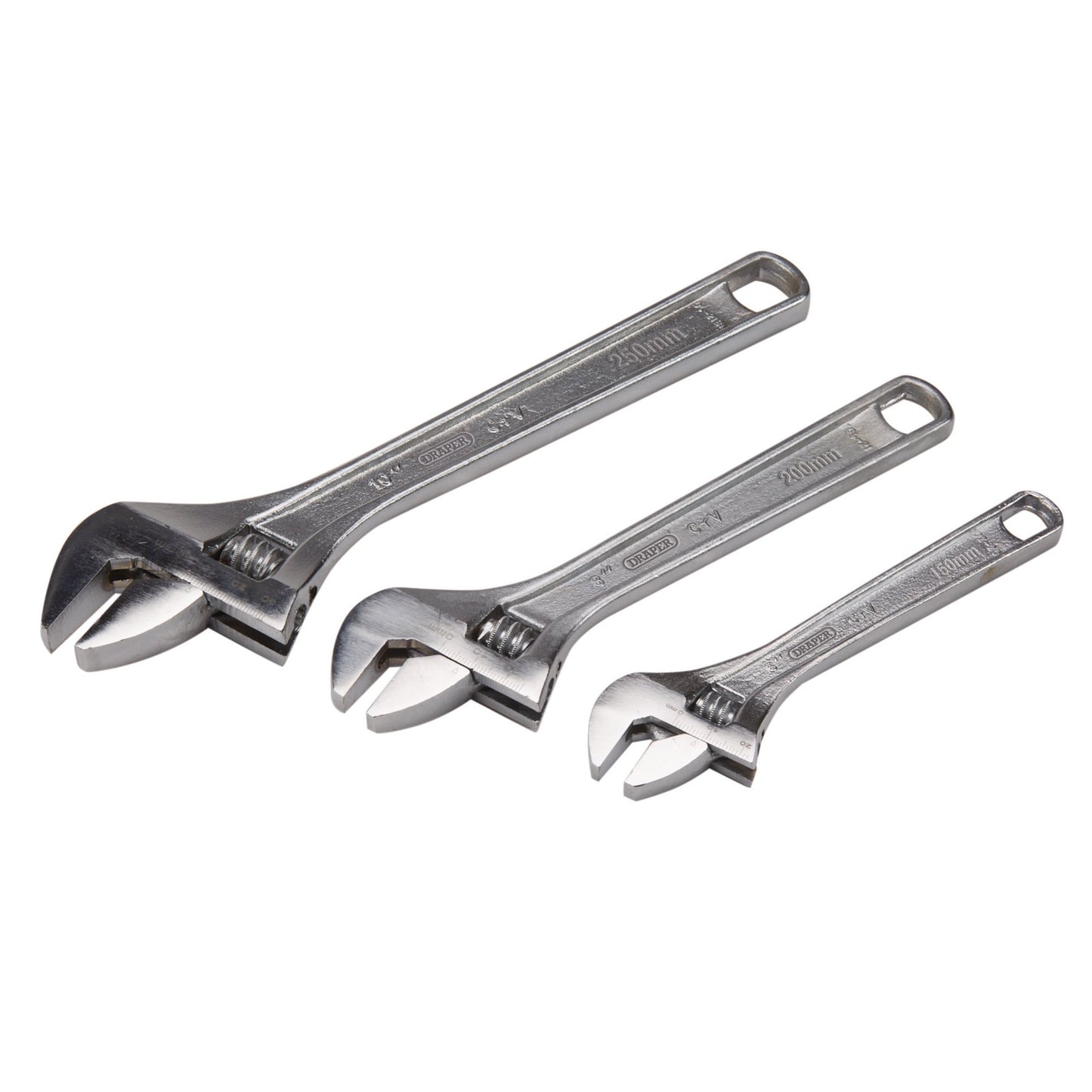 3PC ADJUSTABLE WRENCH SET