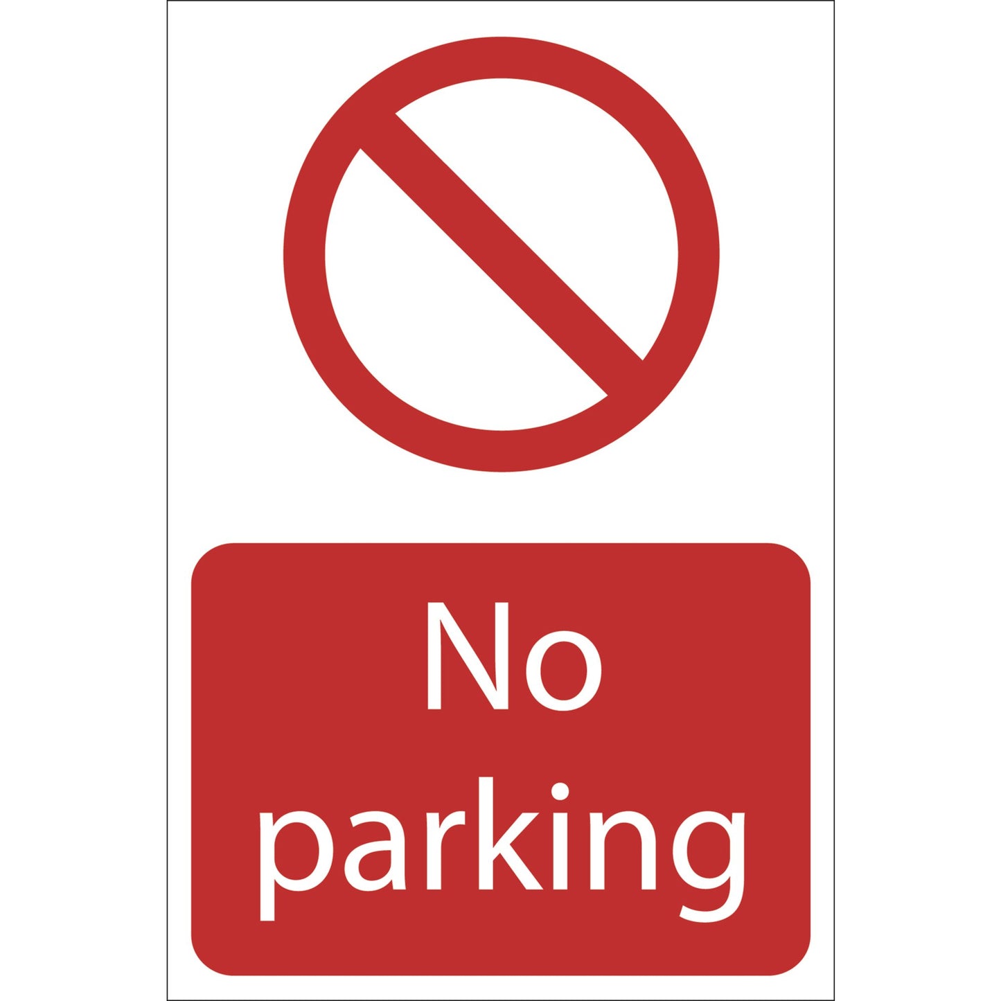NO PARKING SIGN MEDIUM