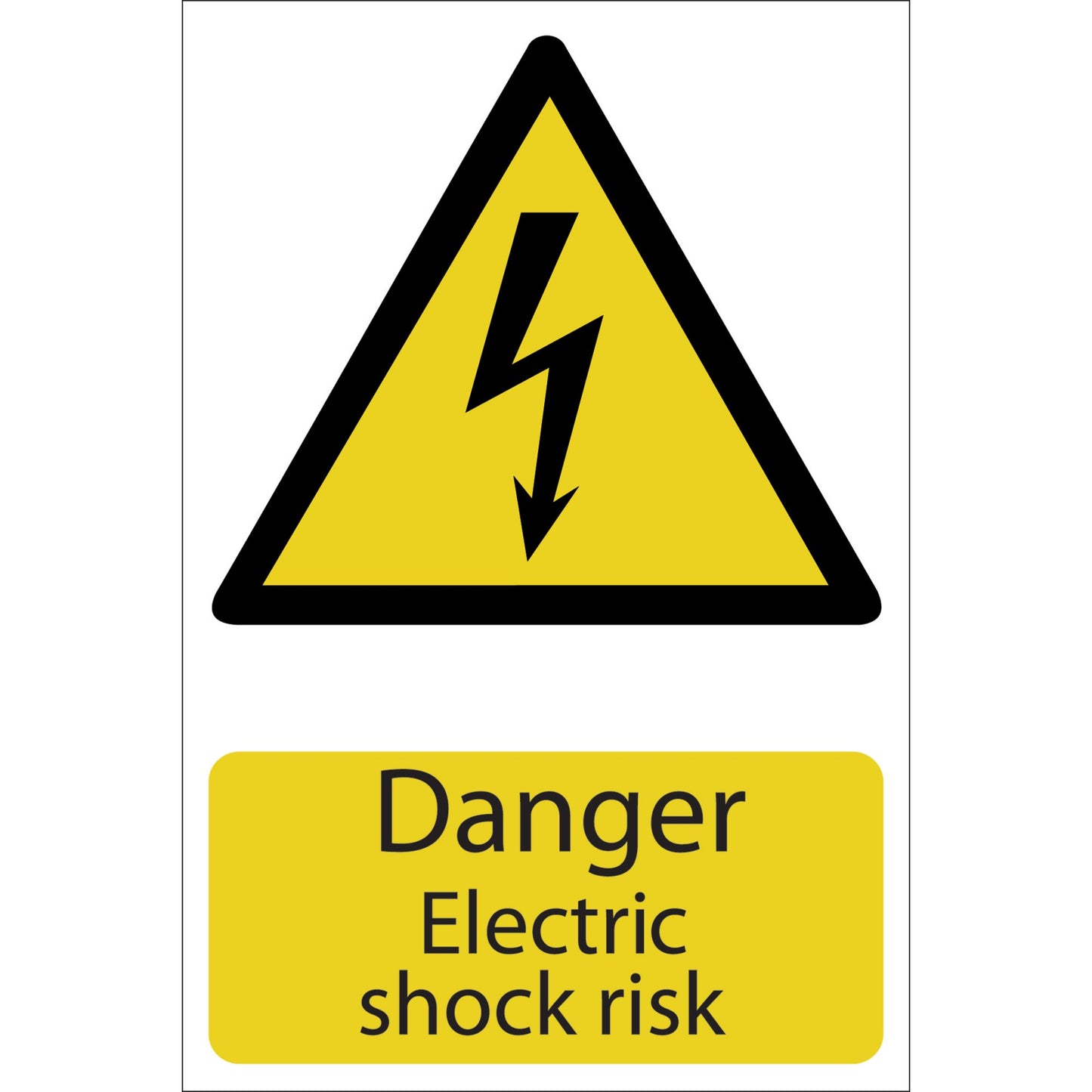 DANGER ELECTRIC STOCK SIGN