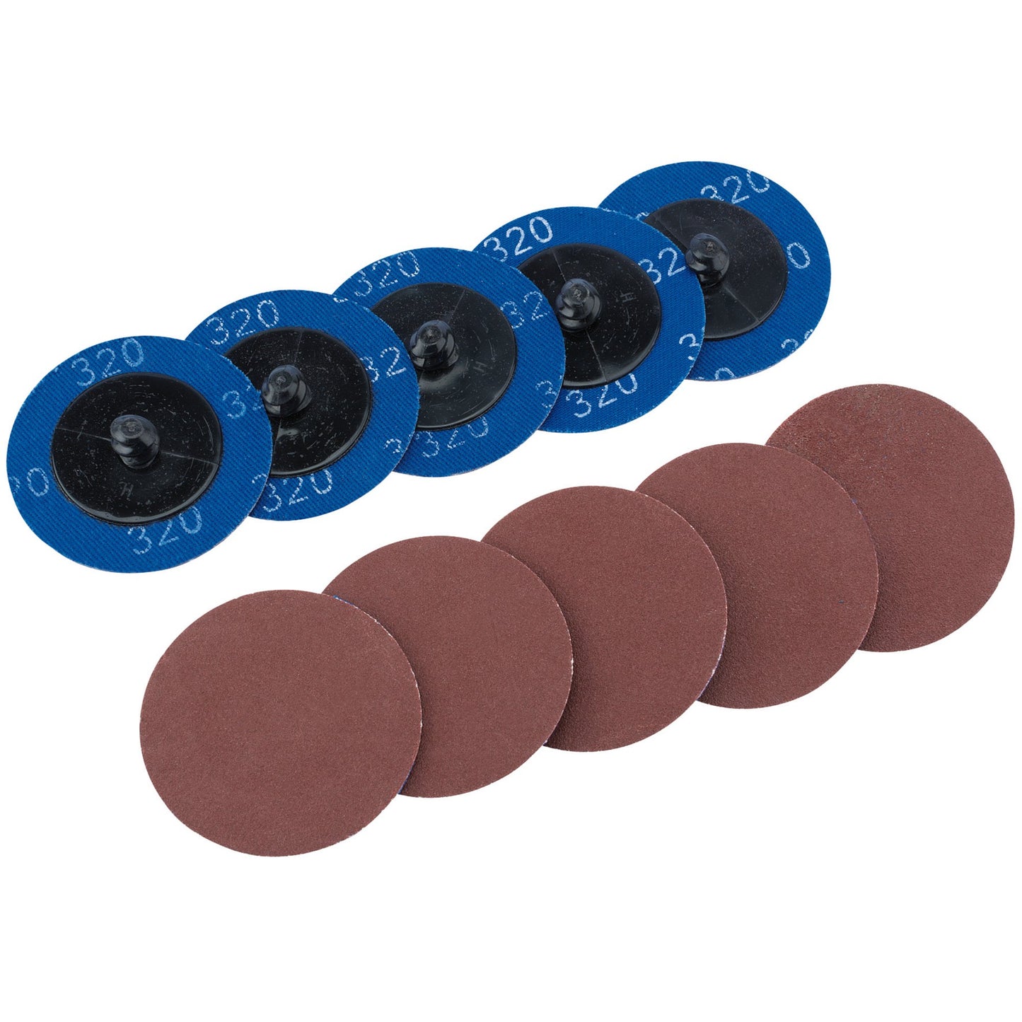 ALU-OXIDE DISC 50MM 320G(PK10)