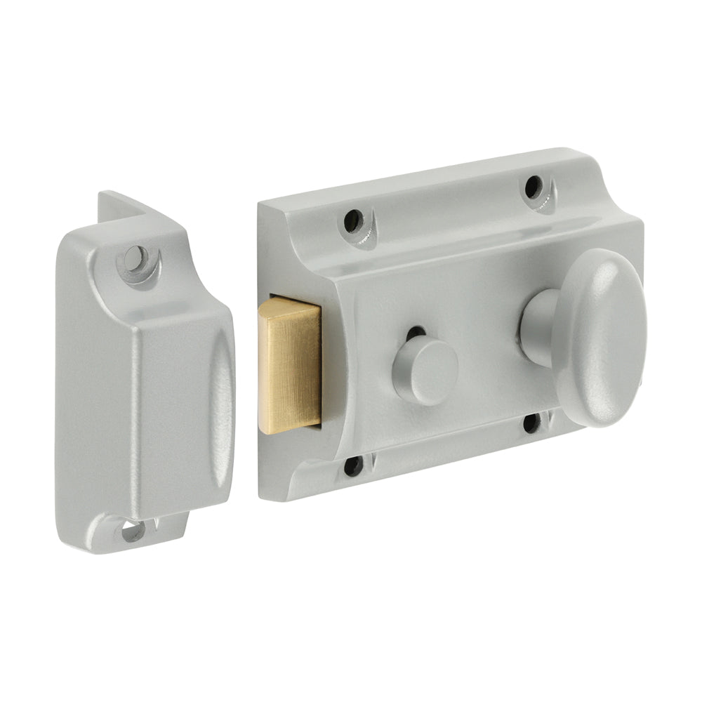 Traditional Nightlatch - Silver
